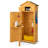 6 ft. W x 2 ft. D Solid Wood Vertical Tool Shed