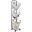 Bergeronnes Iron Laundry Room Organizer with Wheels