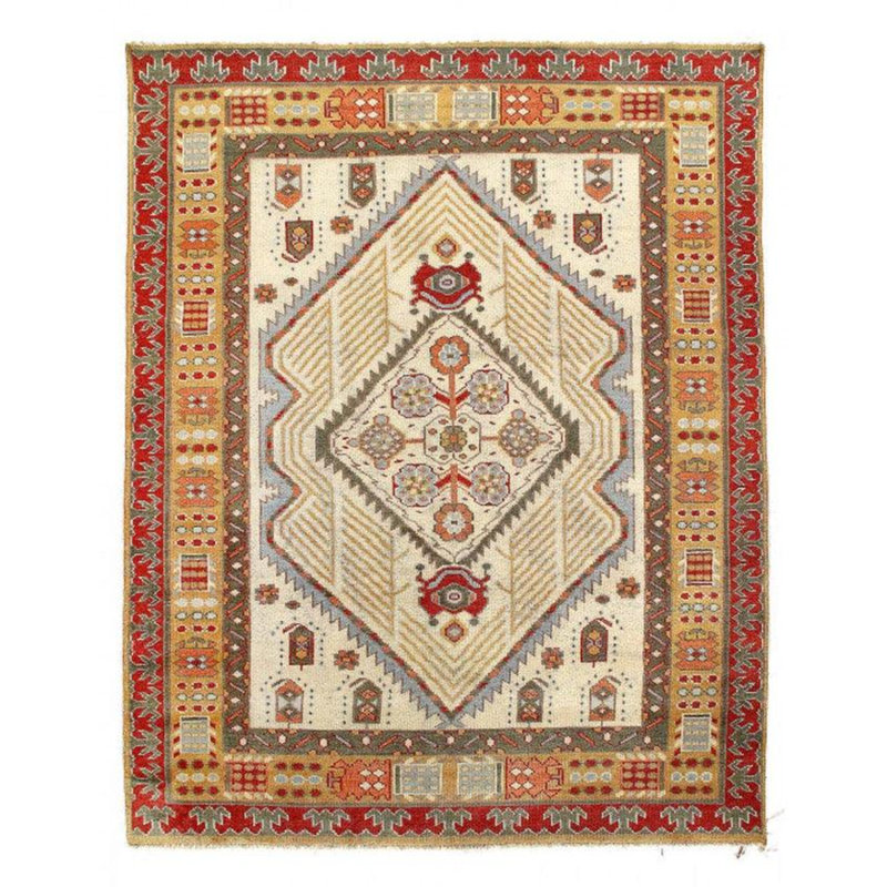 Oriental Area Rug in Beige