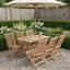Solid Wood Patio Dining Set Table,-3577529