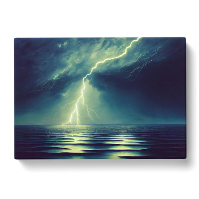 Magnetic Lightning Storm - Wrapped Canvas
