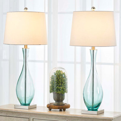 Lorentz Glass USB Standard Table Lamp