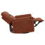 Fauteuil oscillant inclinable électrique pivotant Adler Rouille-118377017