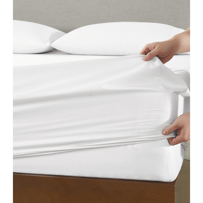Ensemble de draps en microfibre Sleep Advantage® alimenté par Nanobionic® en blanc, Queen