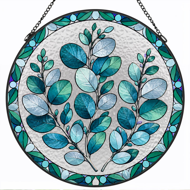 Plants & Flowers Window Panel, H 12 po