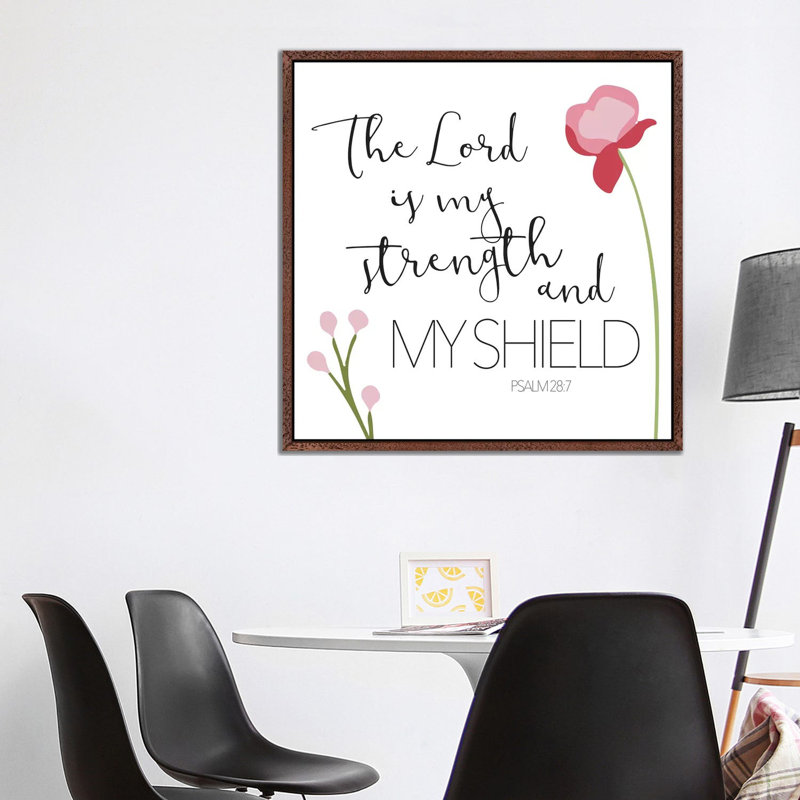 The Lord by Mlli Villa - Print on Canvas, Classic Brown Wood Framed, 93.98cm H x 93.98cm W x 3.81cm D