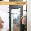 Petite porte de patio en verre noir Hakuna-116871786