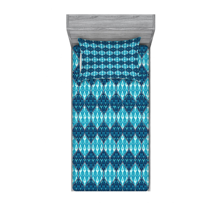 Microfiber Geometric Sheet Set