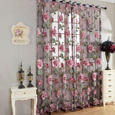 Floral Kitchen Curtain