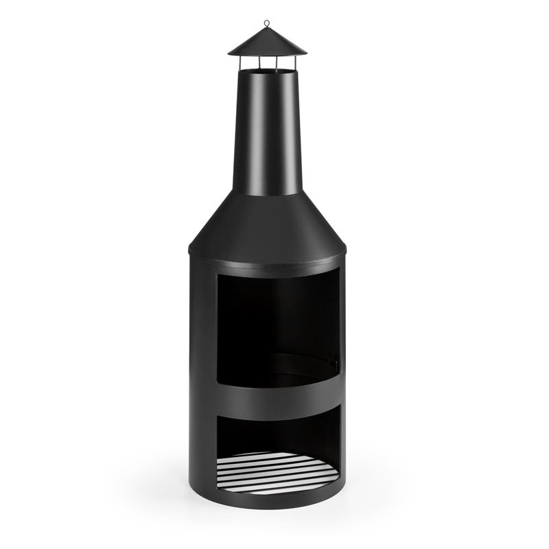 Azareya Cylinder Wood Burning Smokeless Chimnea