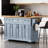 Kitchen Island With Drop Leaf And Wheels-1086515134