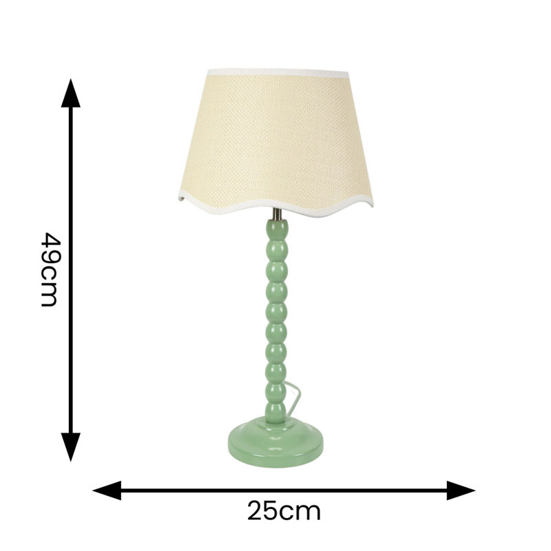 Corlyn Table Lamp, Yes, Green