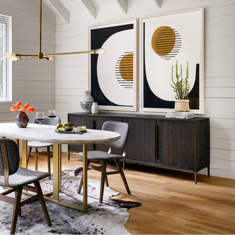 Wyeth 88'' W Sideboard, Dark Carbon
