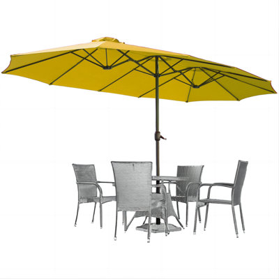 Crosspointe 180'' Rectangular Market Umbrella