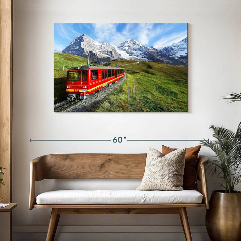 Mehar Bernese Highlands Train, 30" H x 45" W
