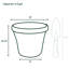 Pot à fleur intérieur / extérieur en plastique Terra-317655727-317655699