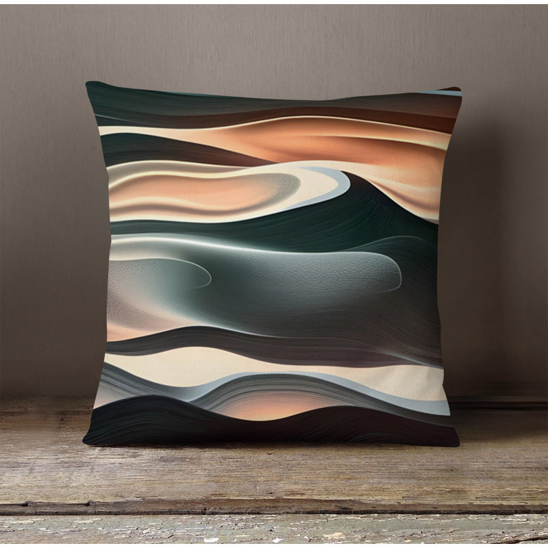 Throw Pillow, 16"H x 16"W, Pillow Cover Only - No Insert