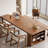 Walnut Rectangular Solid Wood Executive desk-206284828