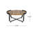 Round Metal Outdoor Coffee Table , 31.5'' in. W 31.5'' in. D-1637046791