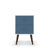 Liberty 18" W Mid-Century Modern 2-Drawer Nightstand in Aqua Blue and White-476193793