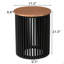 Table d'appoint en bois d'acacia massif