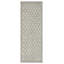 Pavillon de jardin permanent en métal argenté 10 po X 10 pi 3 po Tapis intérieur / extérieur-865305136