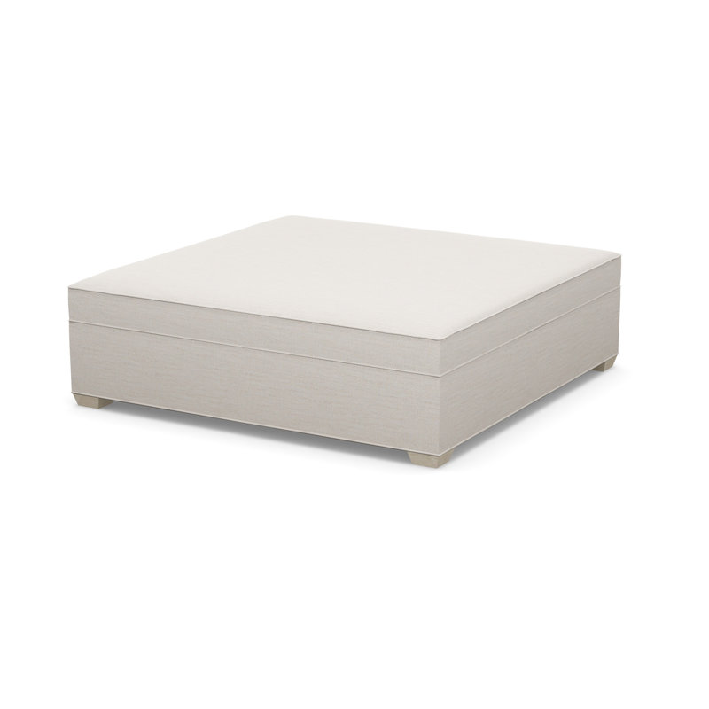 Square Ottoman, 3906-99, Sandstone