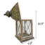 16.94 " Solid Wood Candlestick