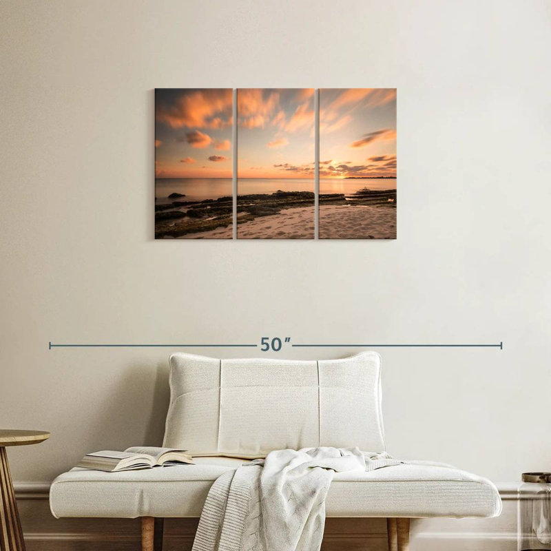 Gillard Seven Mile Beach Sunset, H 20 po x l 33 po