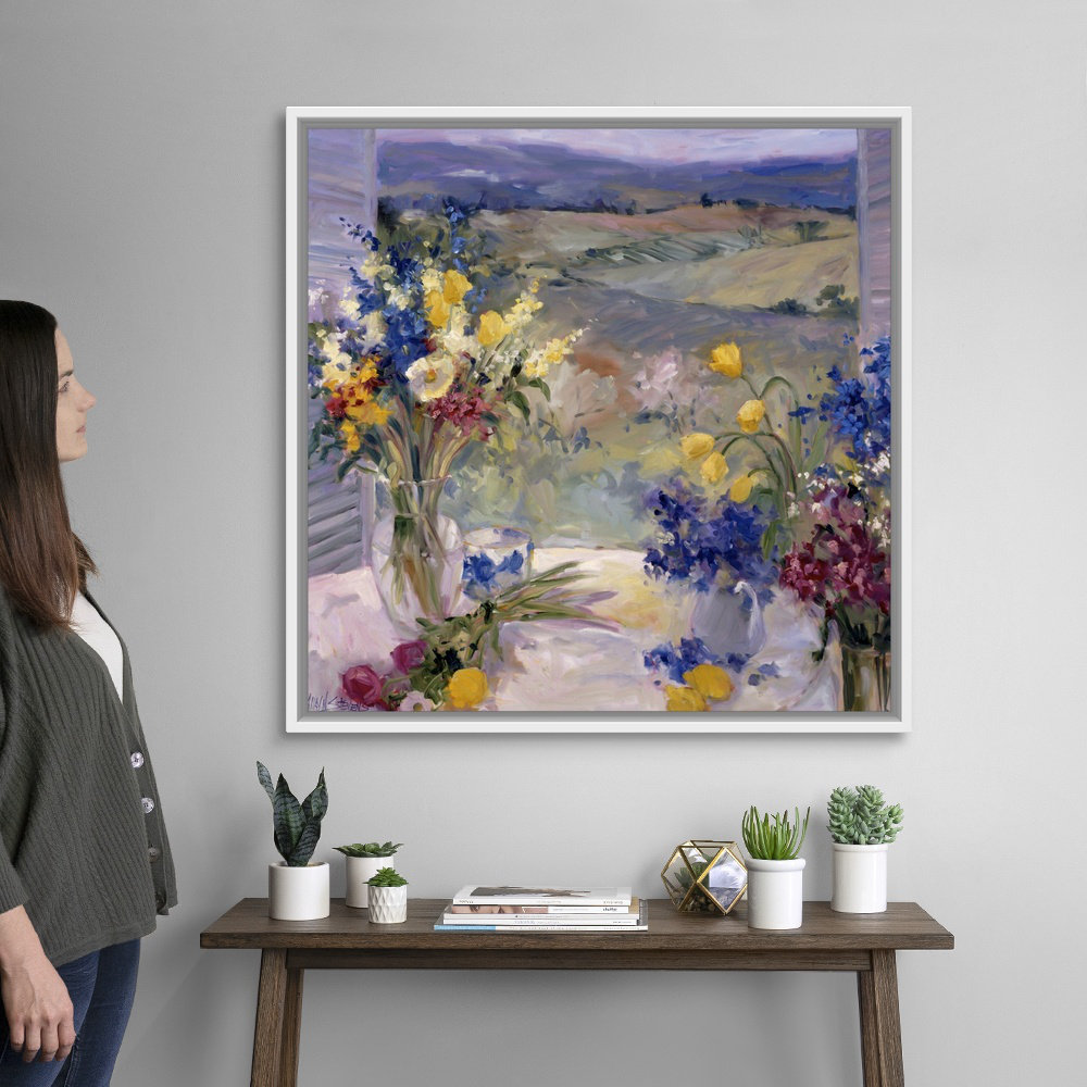 " Tuscan Floral " Painting Print Lark Manor™ 