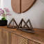 Savonn Cyrus Bronze Metal Pyramid Sculptures