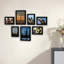 Black PVC Does Not Applly Picture Frame - Set of 7