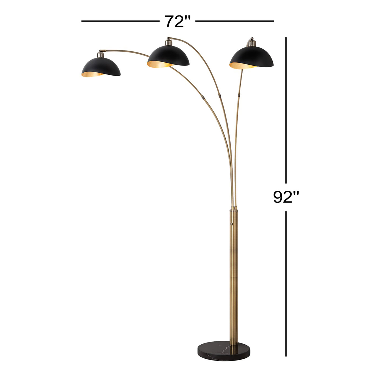 Nova of California Luna Bella Arc Floor Lamp - Thumbnail 5