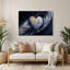 Art mural en métal gris Space Pluto