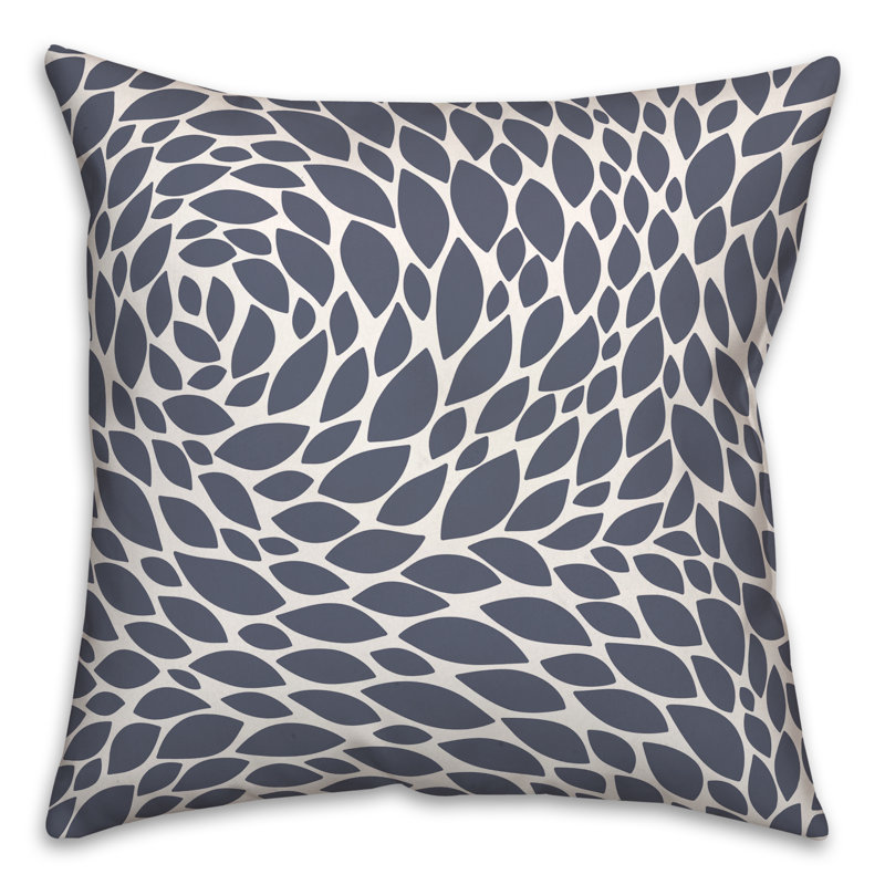  Housse et insert de coussin d'extérieur carré Tear Drop 10, 16 po x 16 po, Bleu