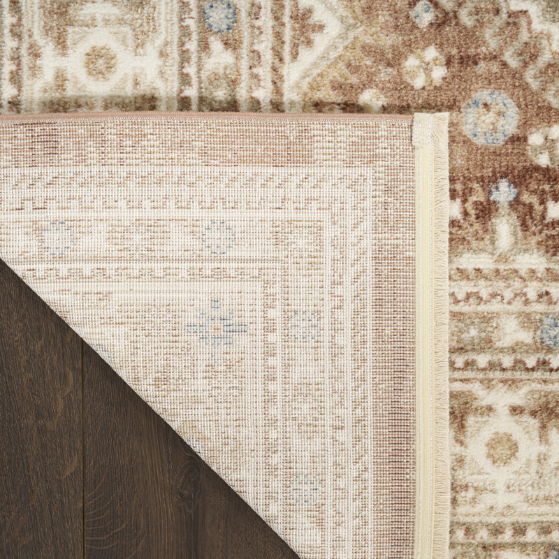 Nourison Pardis 4' x 6' Rust Vintage Indoor Rug, Rectangle 4' x 6'