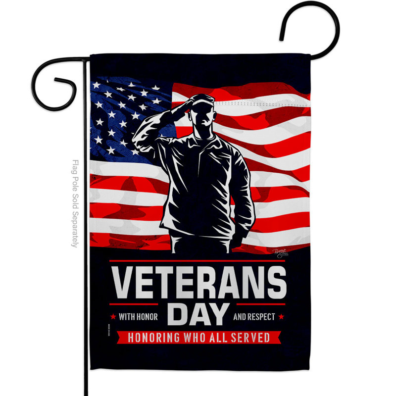 Double Sided Polyester Garden Flag, 18.5" H x 13" W