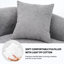 Canapé courbé désossé, canapé modulaire à compression de 110 po, haute densité, canapé-lit pour salon, salon, appartement, chenille-989773898