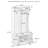 Crinole Hall Tree 31.5'' Wide with Bench-1650739692