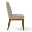 Chaise de salle à manger rembourrée en tweed de 19,5 po de hauteur-314167331