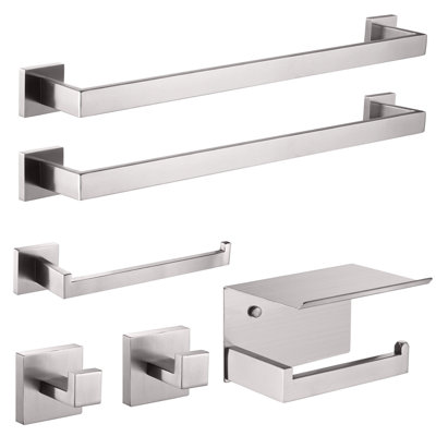 6 Piece Bath Hardware Set
