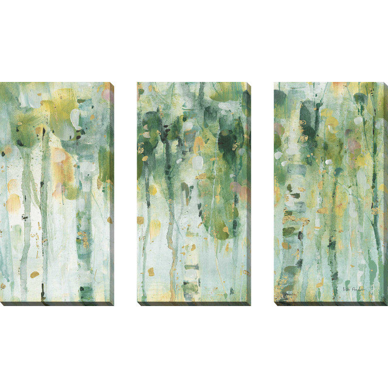 "The Forest", ensemble de 3 impressions sur toile