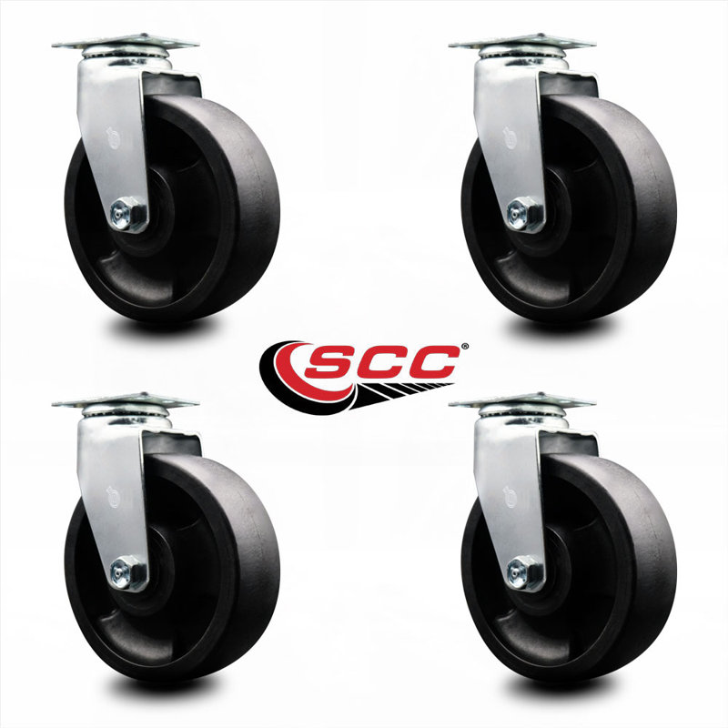 Nylon Caster with Ball Bearing