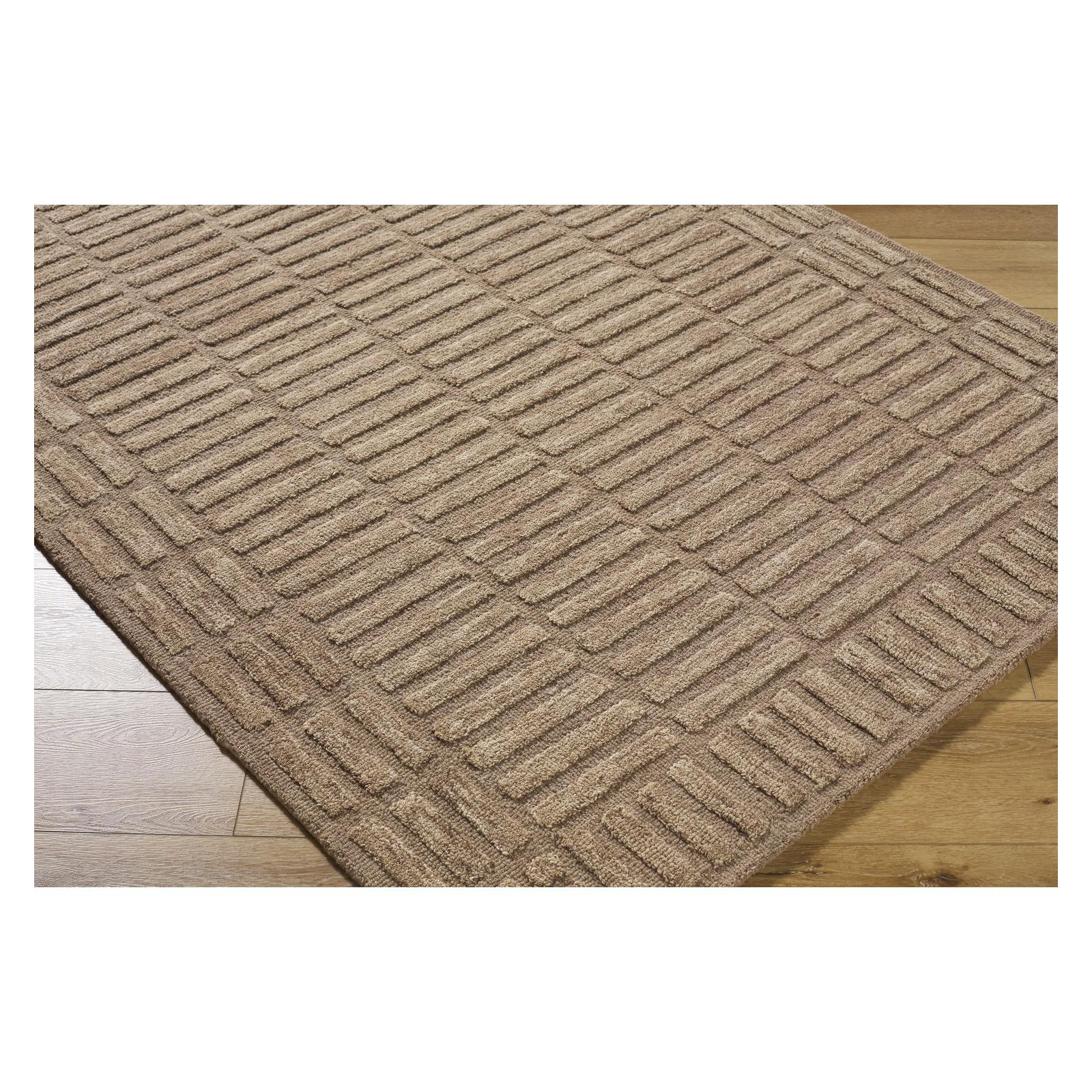 Wright Handmade Rug, Rectangle 5' x 7'6"