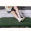 Repose-pieds rembourré en tissu Dant Boucle-1729677950