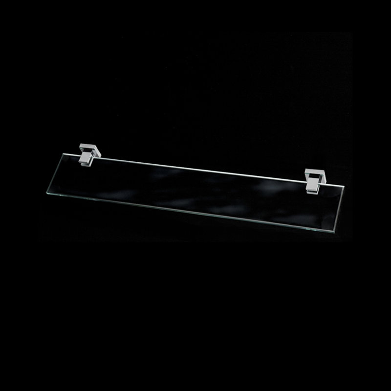 Kubista Wall Shelf, Polished Chrome