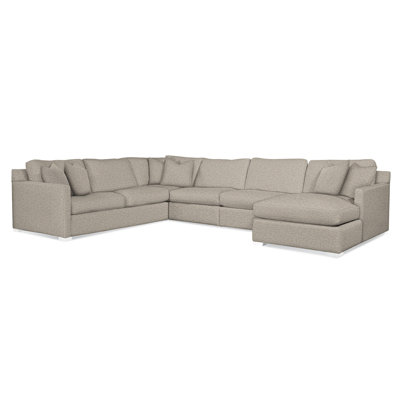 Bel-Air 155" Wide Right Hand Facing Down Cushion Stationary Corner Sectional by Braxton Culler