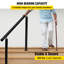 Rampe d'escalier d'extérieur en aluminium pour 3/4 marches VEVOR-62399767-62399768