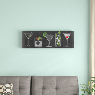 " Chalkboard Cocktails Collection VII " by Grace Popp