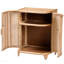 Armoire de rangement en rotin naturel